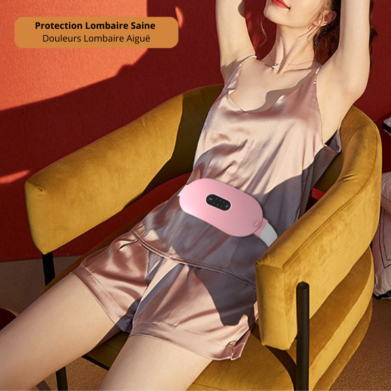 Ceinture chauffante et massante intelligente pour soulager les douleurs menstruelles .